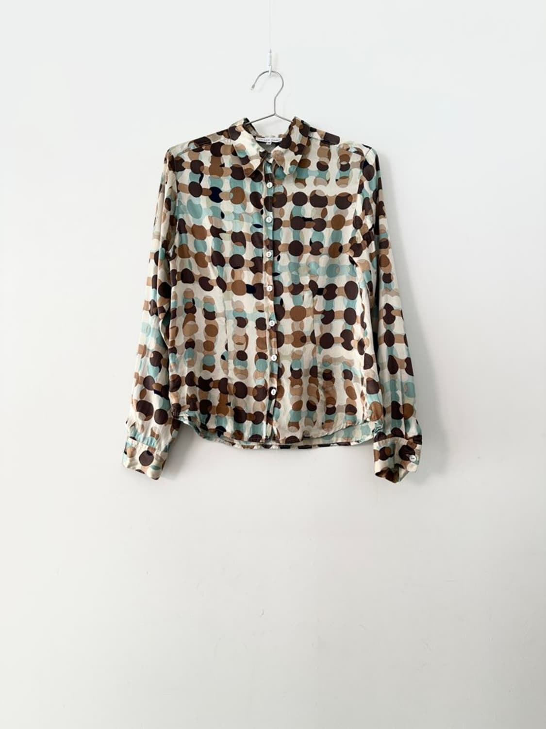 GERARD DAREE silk ring circle shirt 상품이미지1