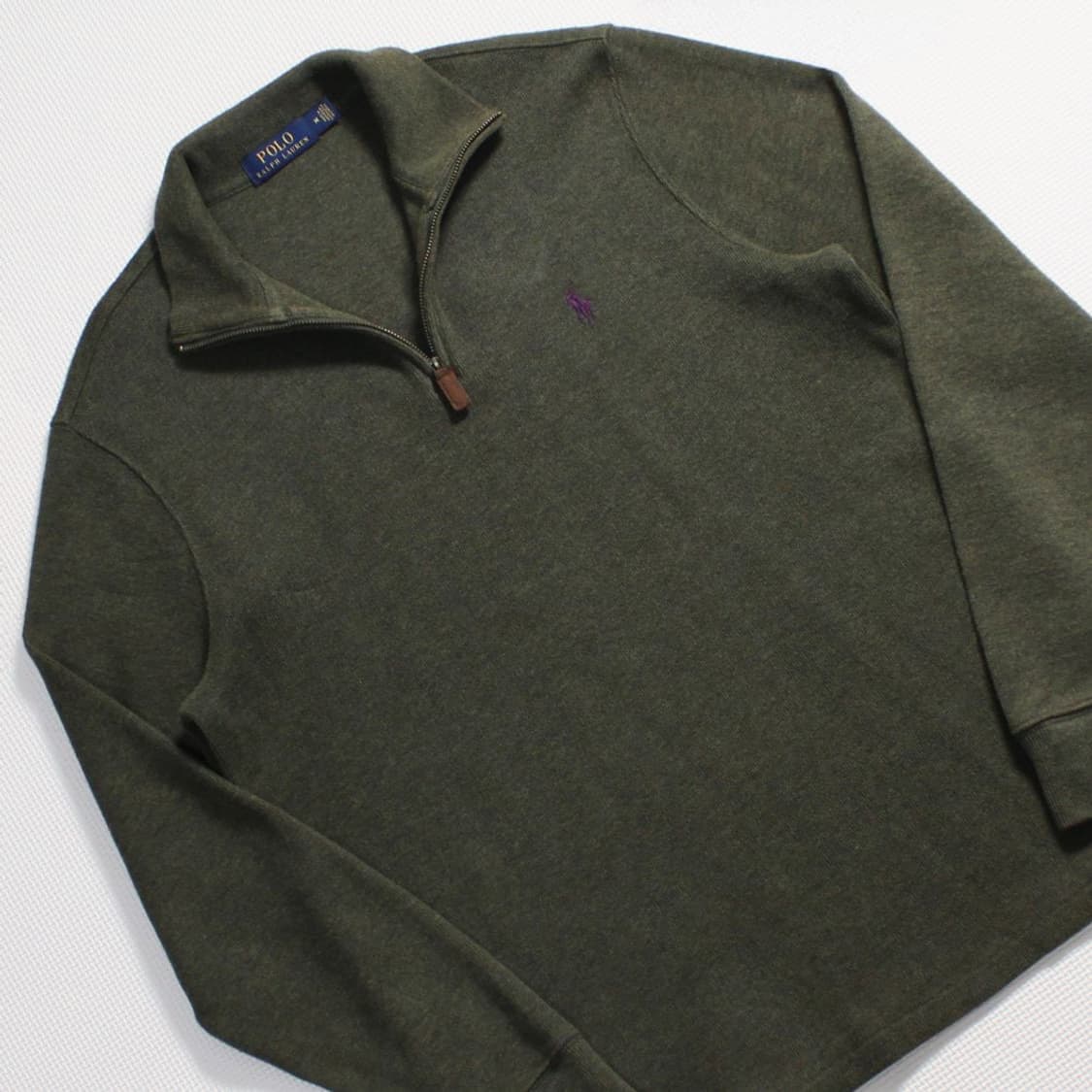Polo 폴로 랄프로렌 카키 하프집업 상품이미지2
