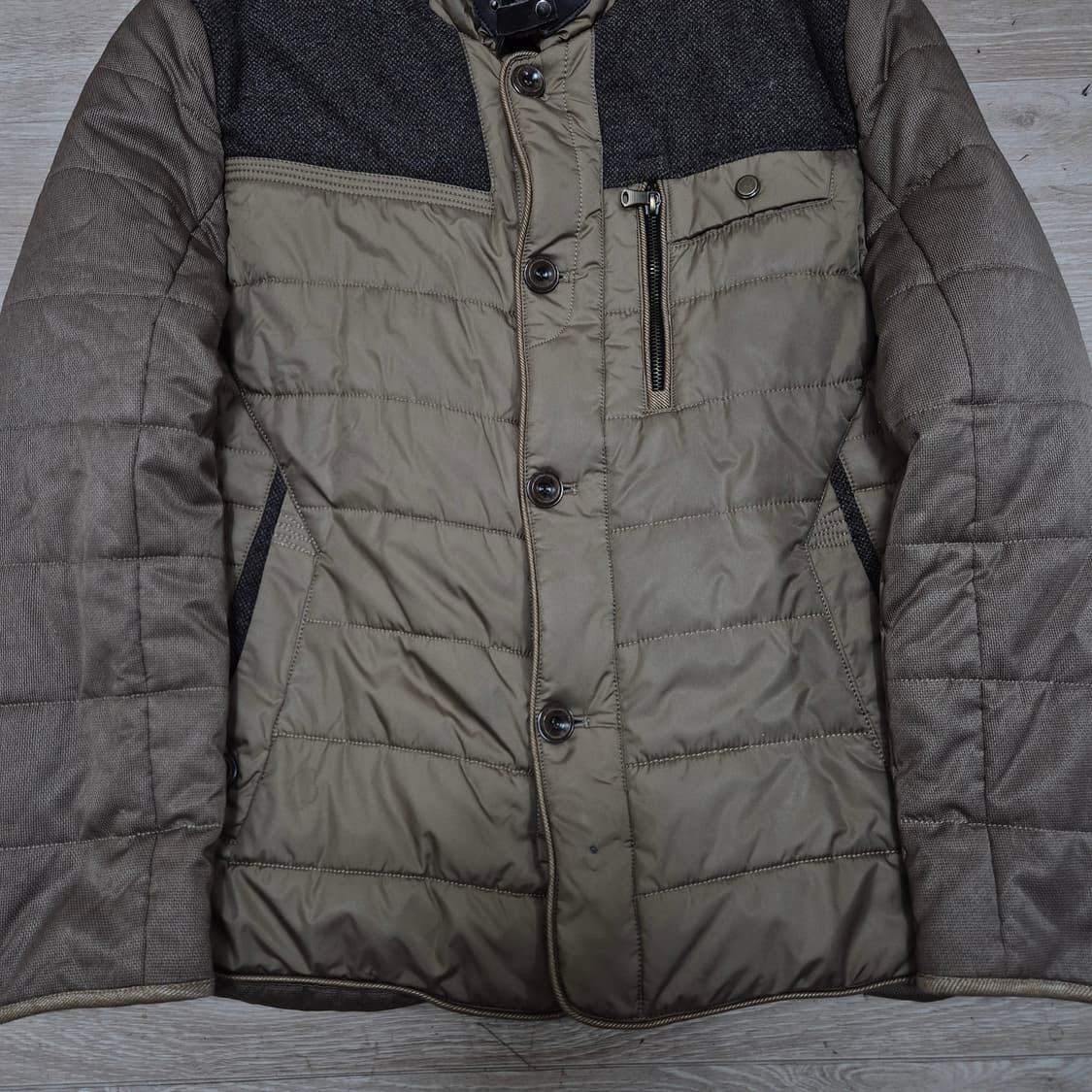 LAIKAIDUO 배색 집업 패딩 코트 XL(105) 상품이미지3