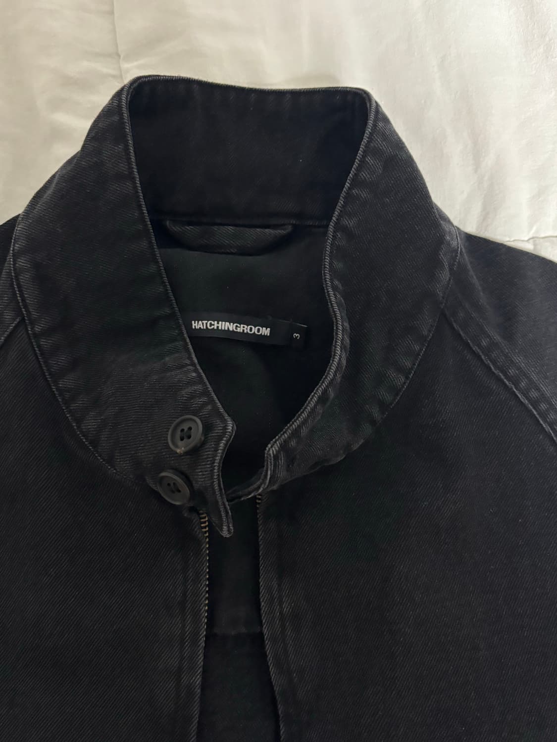 해칭룸 데님 해링턴 자켓 상품이미지4