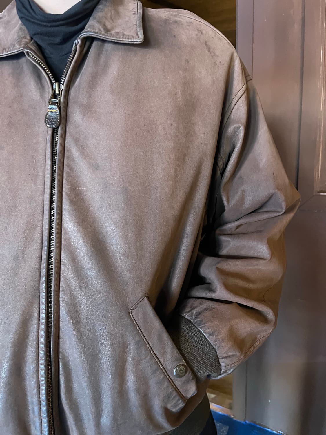 TIMBERLAND WATERPROOF LEATHER JACKET 상품이미지3