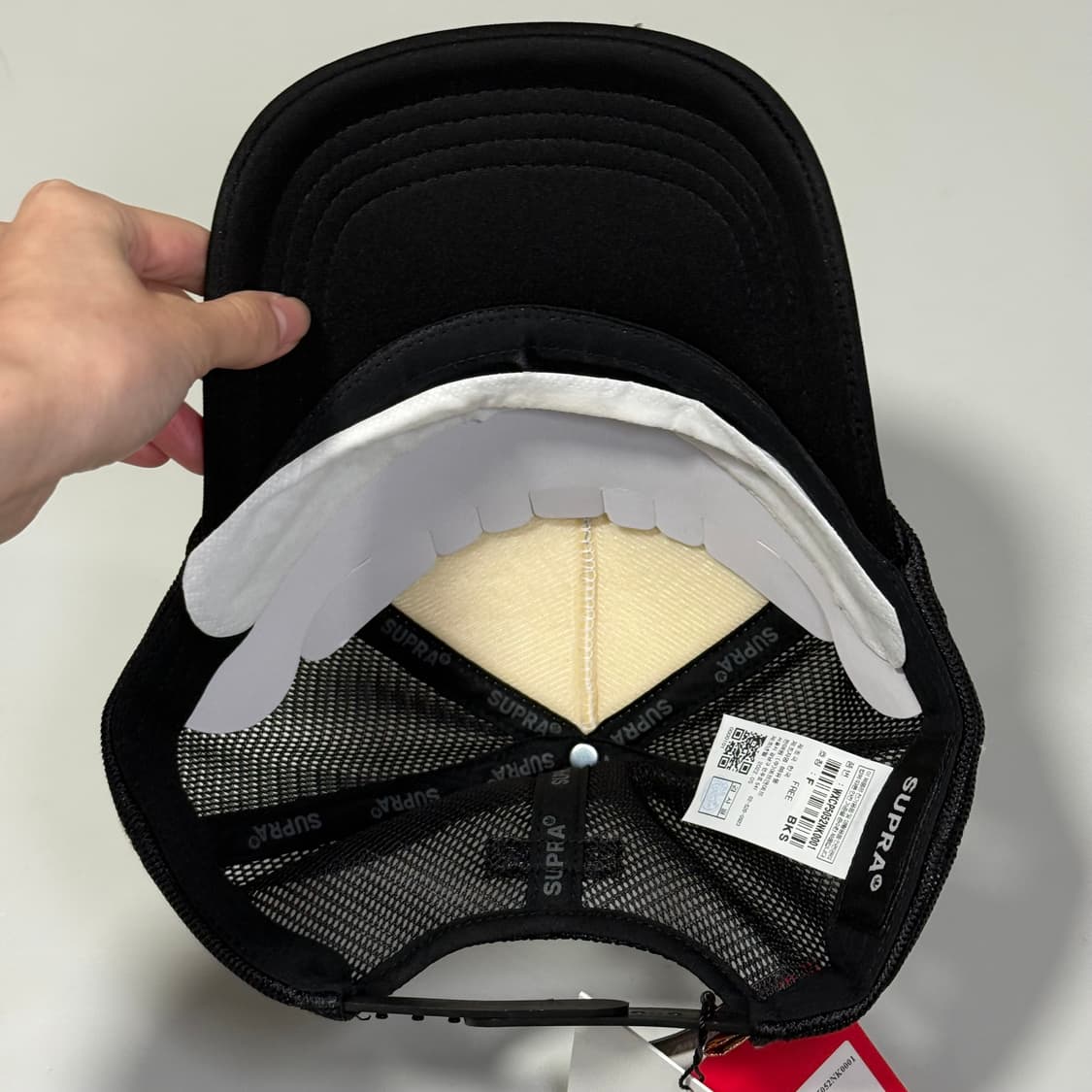 [SUPRA X #7298] MESH TRUCKER CAP BLACK 상품이미지5
