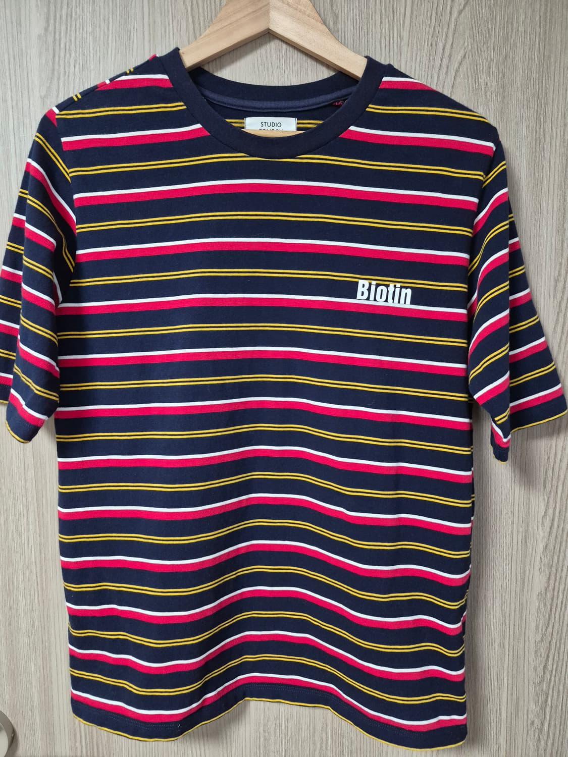 스튜디오톰보이 스트라이프 반팔 프리사이즈 상품이미지1