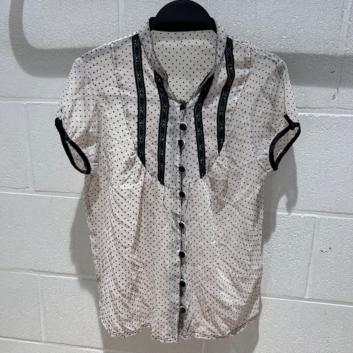 Vintage y2k Dot Shirts 상품이미지6