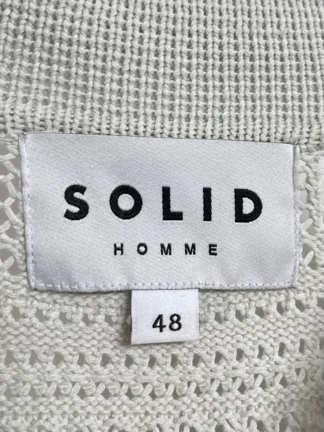 23FW 솔리드옴므 그물 셔츠 가디건 (on.618)   상품이미지4