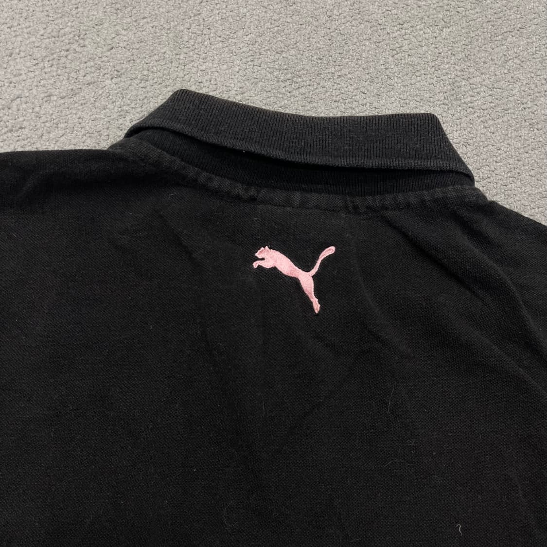 M 푸마 핑크 로고 카라 pk 티셔츠 상품이미지5