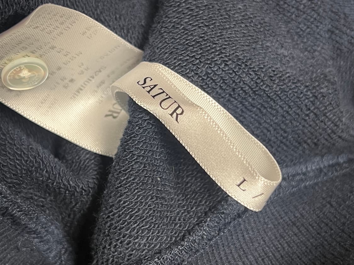 [L] 세터 맨투맨 셔츠 네이비 상품이미지3