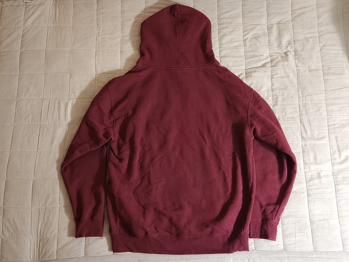 트레셔 버건디 플레임 로고 후드티 L 상품이미지2