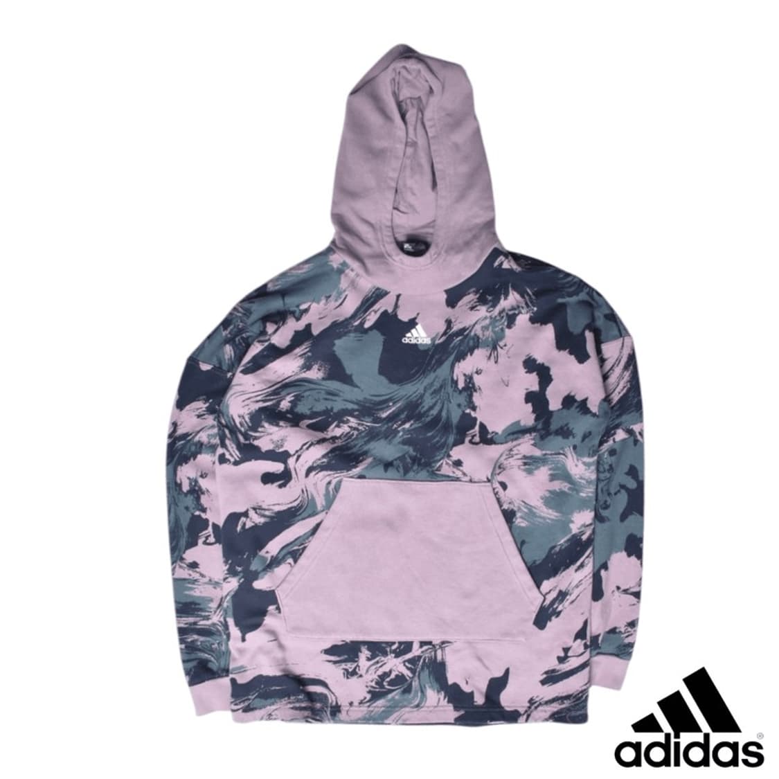 00S 아디다스 빈티지 구제 풀 카모 패턴 후드티 후디 T041 상품이미지1