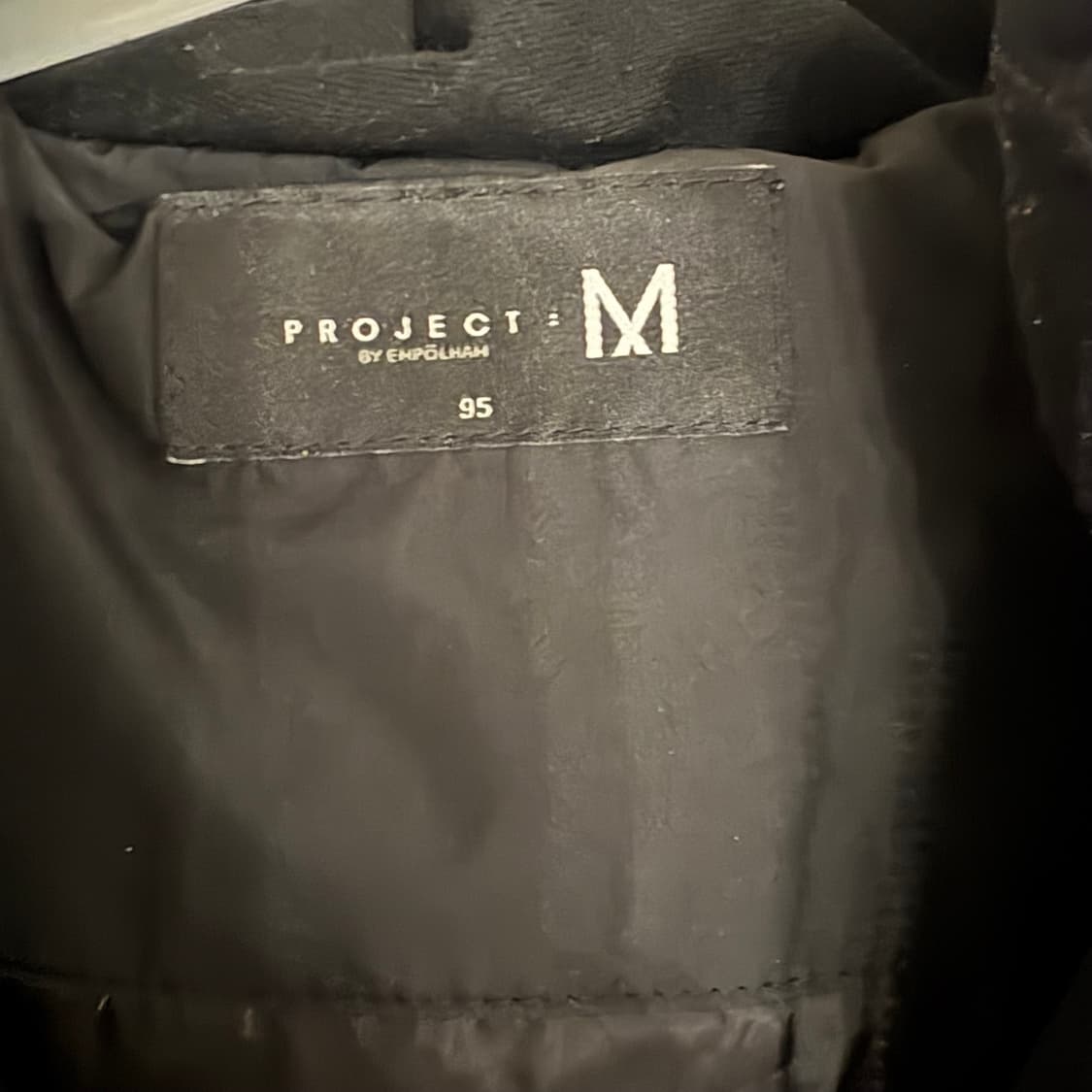 프로젝트 엠 덕다운 롱패딩 블랙 95 상품이미지5