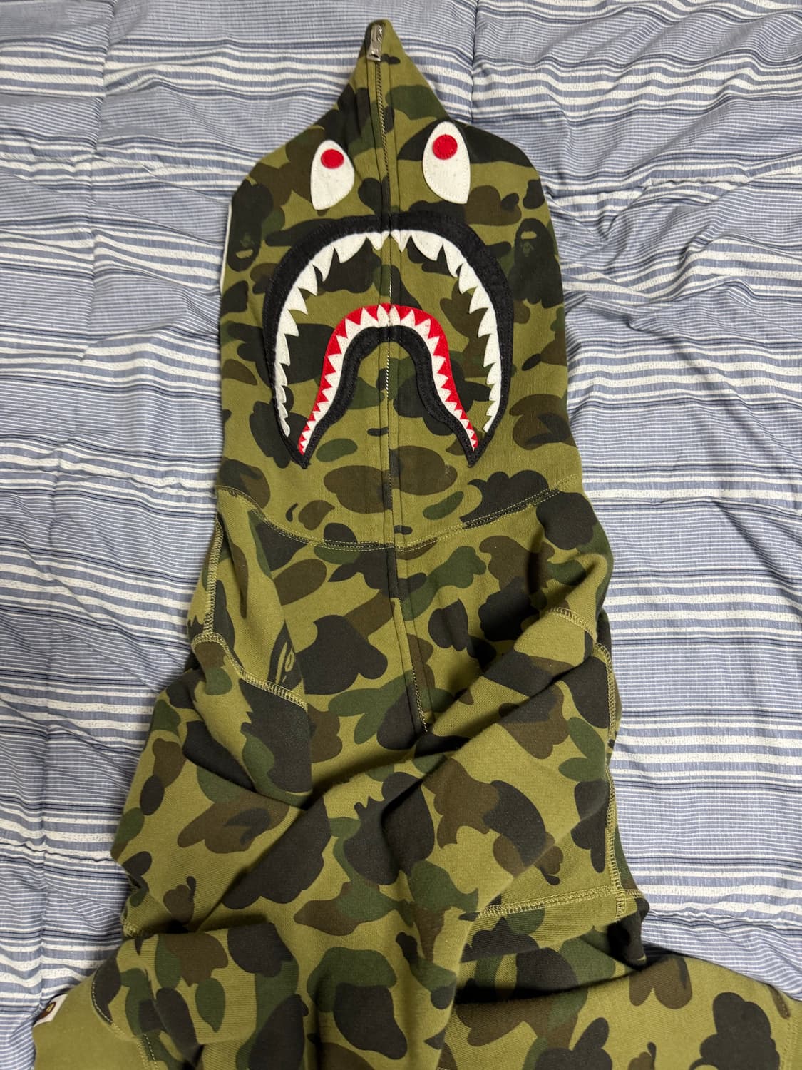 베이프 샤크후드 녹계 상품이미지2