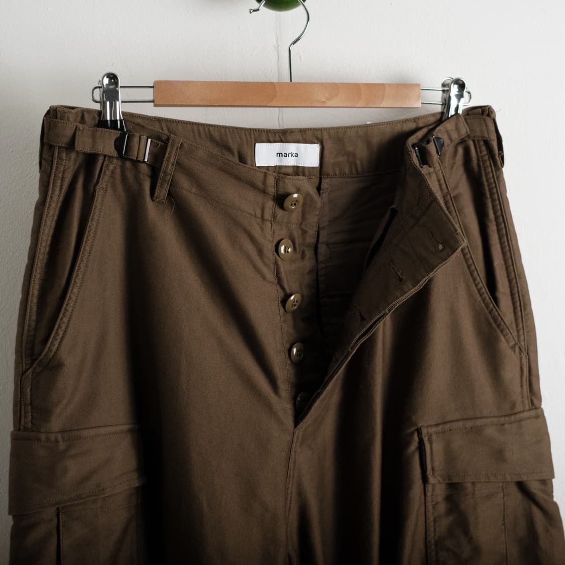 마카 오가닉 코튼 몰스킨 카고 팬츠 2(31-32)사이즈 marka 상품이미지7