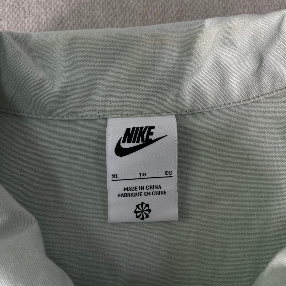 105 나이키 코튼 반집업 반팔 셔츠 상품이미지3