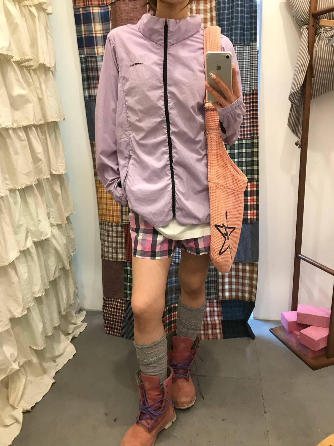 몽벨 연보라 바람막이 상품이미지2