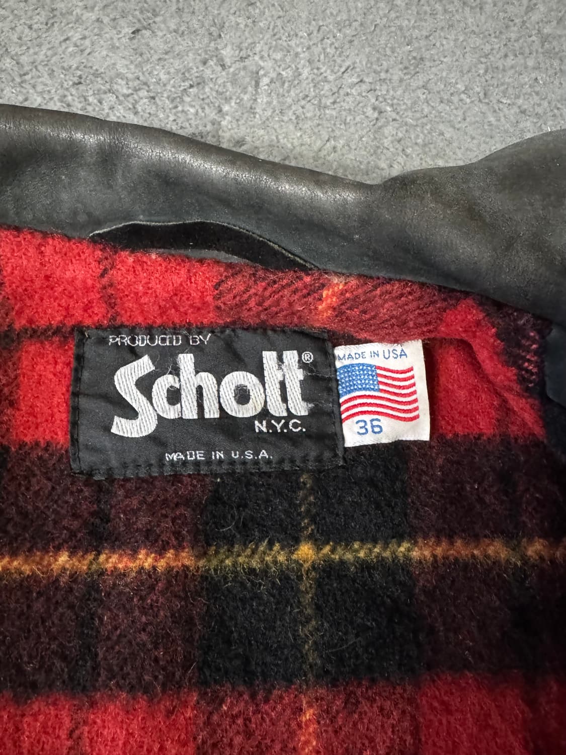 Schott 리얼 레더 자켓 상품이미지7