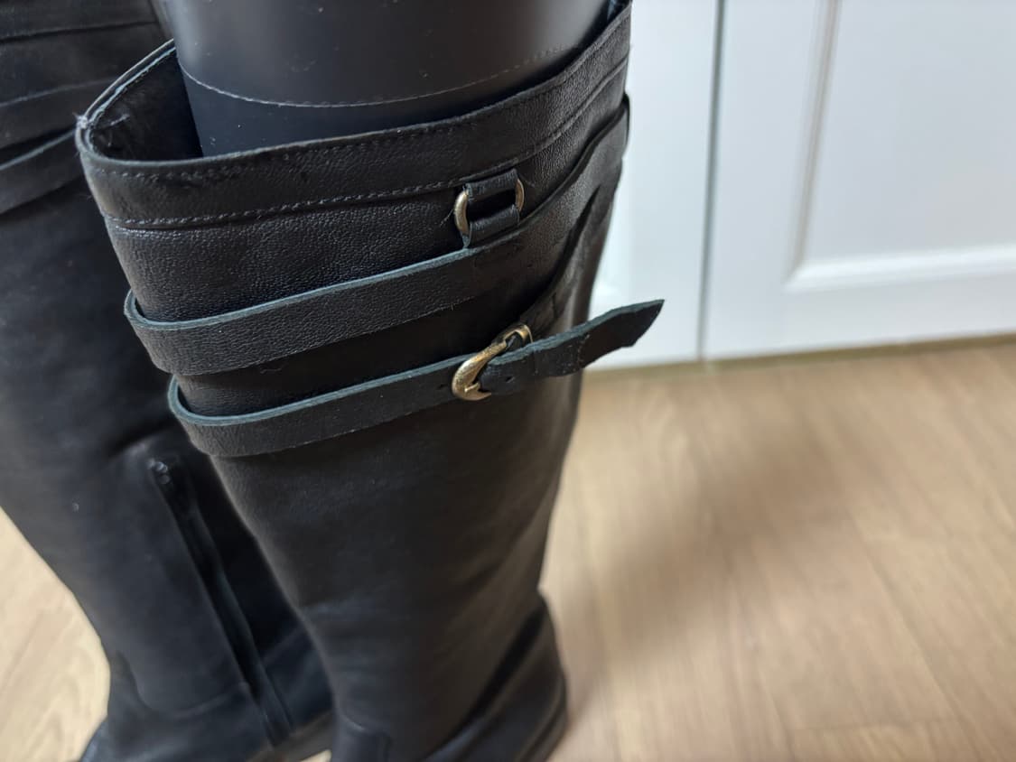 상태최상 가죽부츠 롱부츠 225 원가 36만 상품이미지2