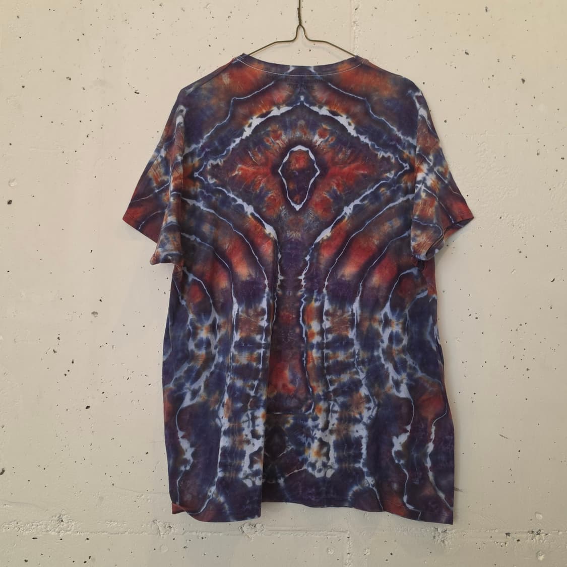 USA빈티지 타이다이 패턴 반팔티 L~XL 상품이미지4