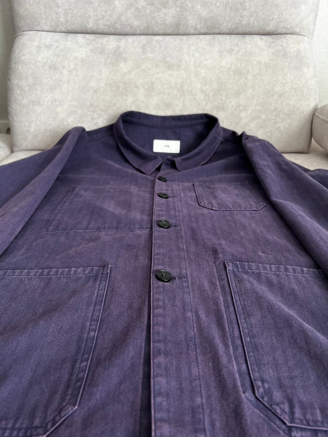 이얼즈어고 프렌치 워크 자켓 퍼플 상품이미지5