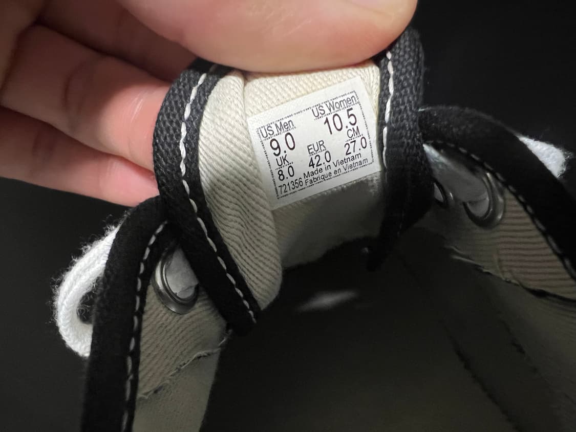 반스 볼트 OG 어센틱 블랙 270 애너하임 상품이미지5