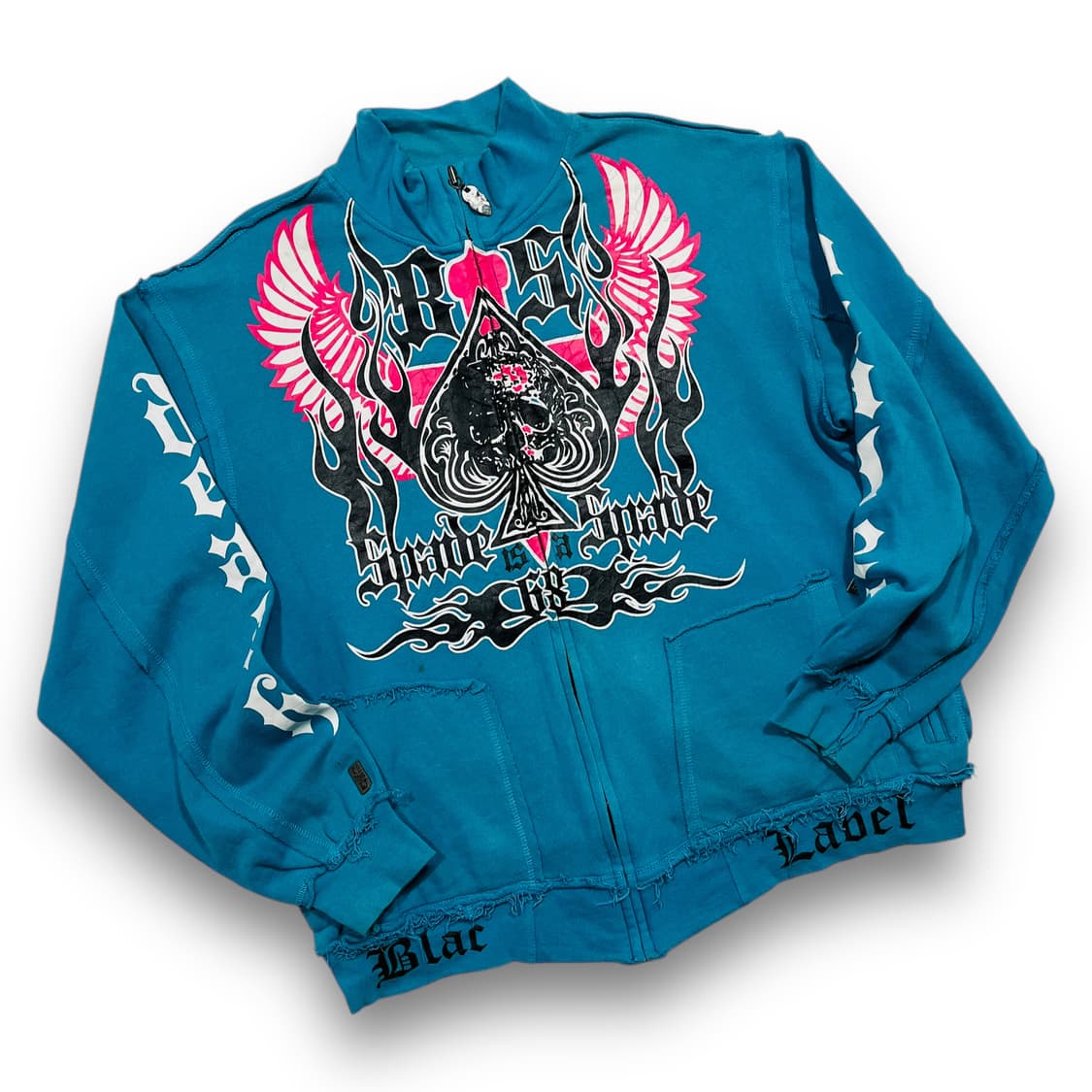 Blac Label Y2K Skulls Spades Jacket 상품이미지2
