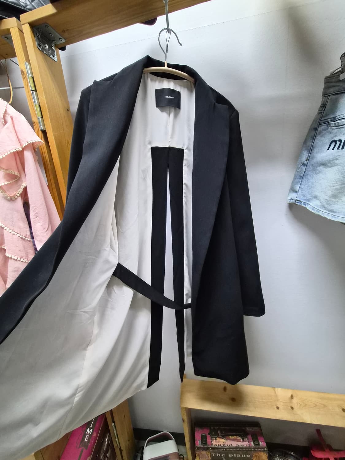 celebrity 백트임 춘추 롱자켓 상품이미지5