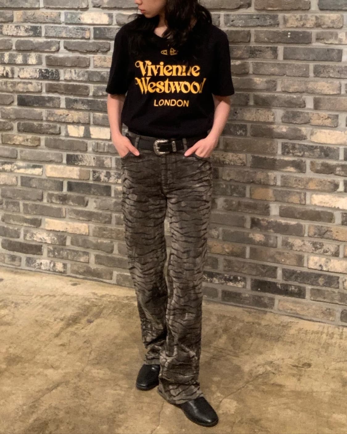 비비안 웨스트우드 코튼 프린팅 디테일 티셔츠 상품이미지5