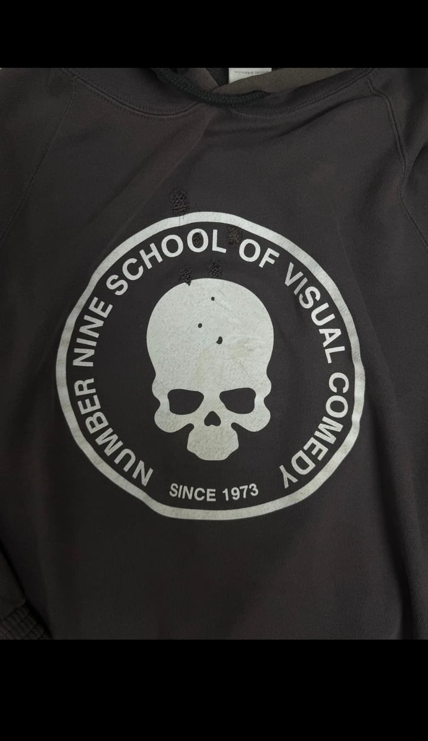 넘버나인 01aw School of Visual Comedy 후드 상품이미지4