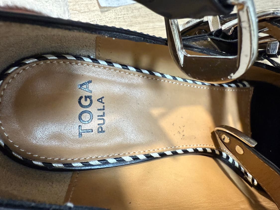 Toga Pulla 토가 풀라 AJ926 블랙 펌프스 37.5 상품이미지5