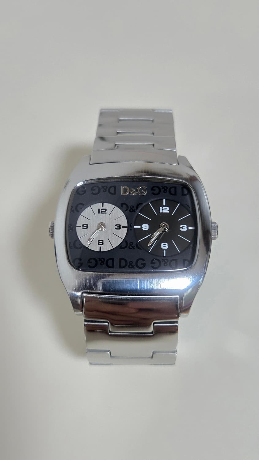 D&G 돌체앤가바나 듀얼 타임 메탈 손목시계 상품이미지1