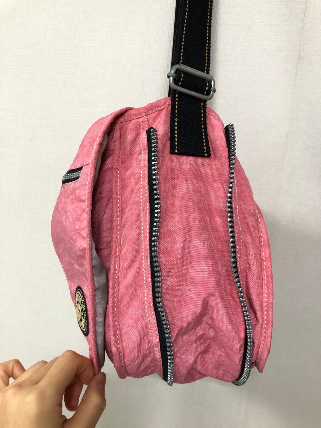 (희귀) 키플링 핑크색 메신저백 크로스백 _ 뉴스보이 모리걸 상품이미지5