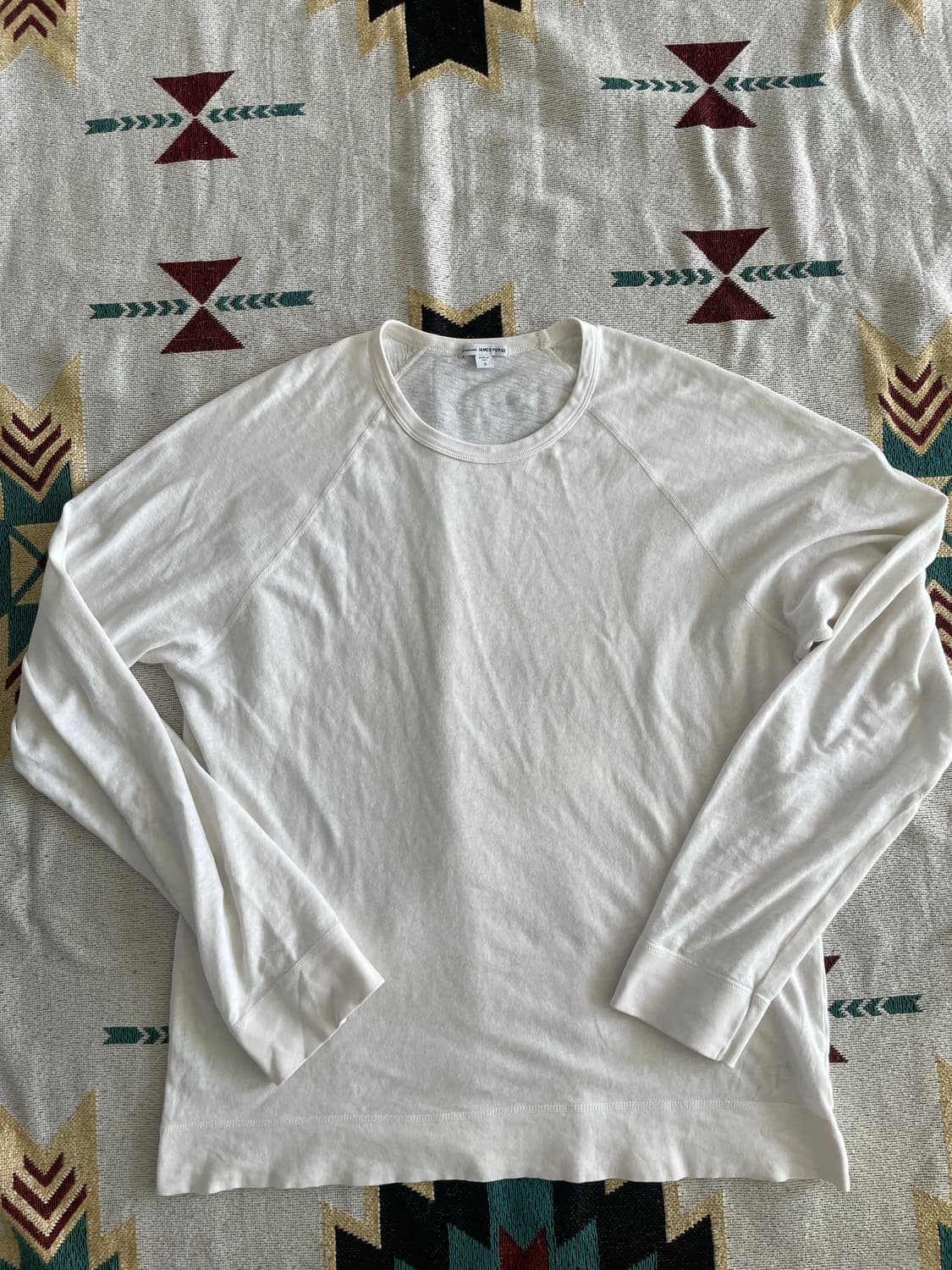 제임스펄스 흰색 긴팔 티셔츠(3) 상품이미지1