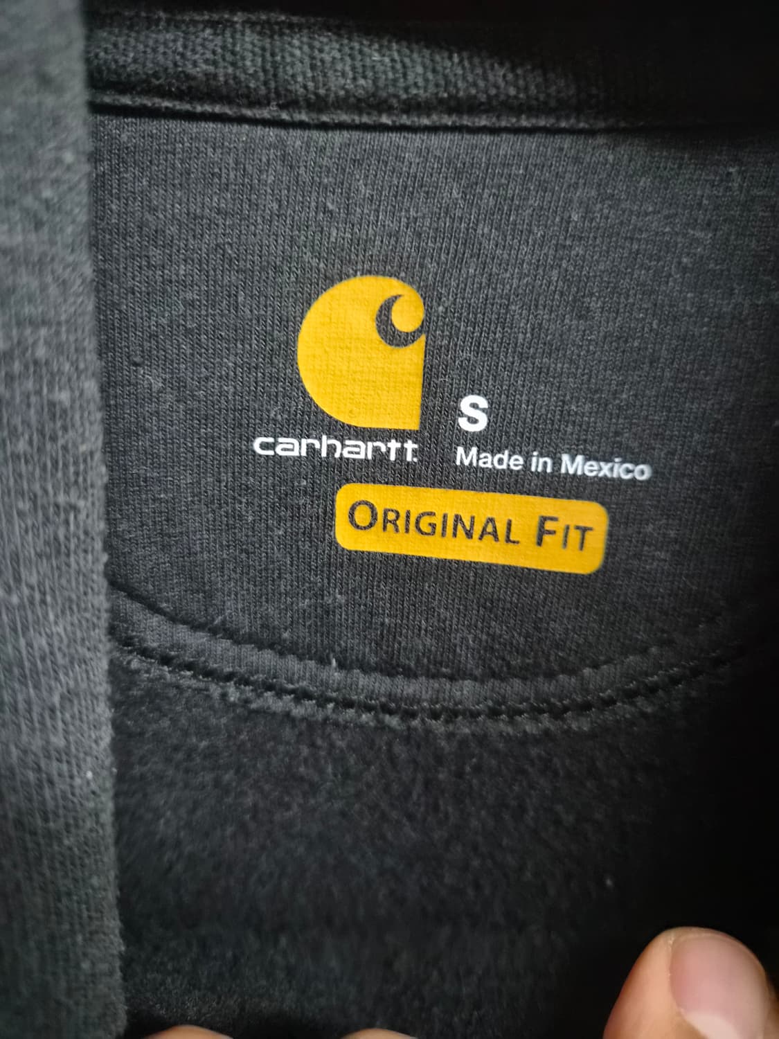 S) 칼하트 사이드 로고 후드티 팝니다 상품이미지4