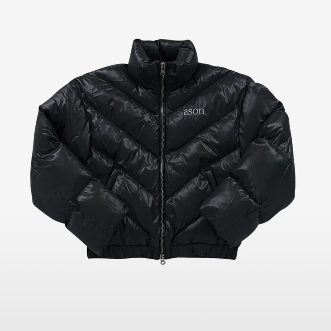 애즈온 패딩 black free 상품이미지1