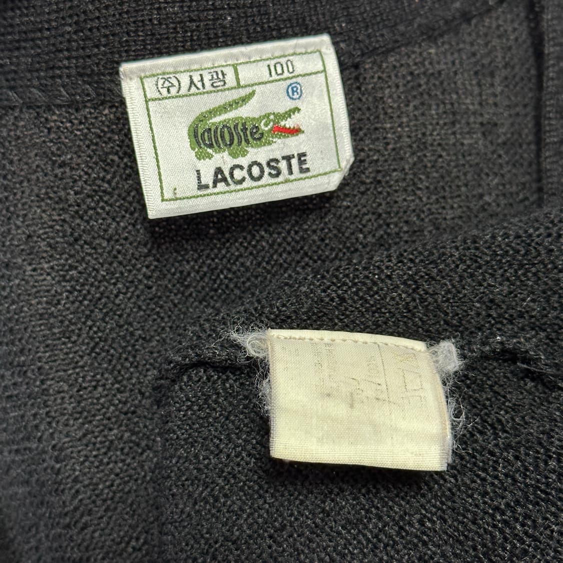 라코스테 브이넥 울 가디건 상품이미지6