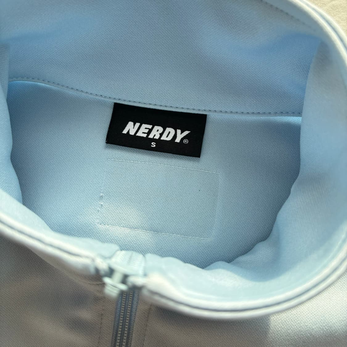 널디 트랙탑 s 스카이 블루 하늘색 ny 져지 상품이미지4