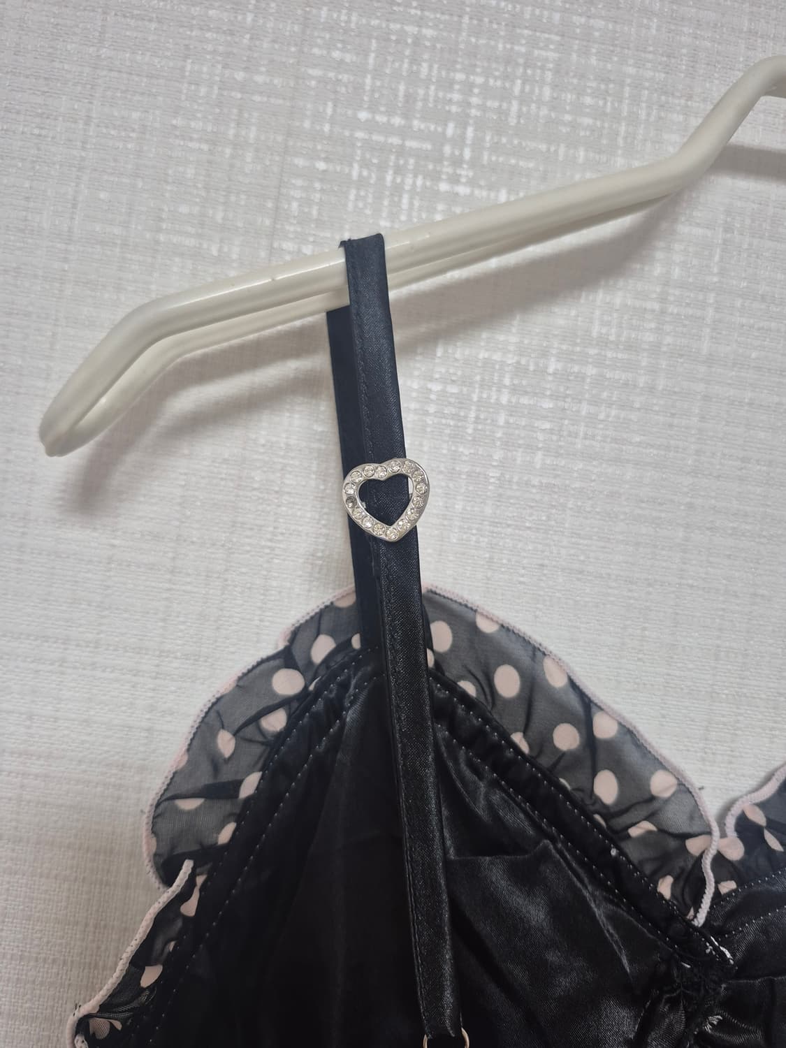 Tralala 초고전템 히메카지 도트 배색리본 프릴원피스입니다 ♡♡ 상품이미지4