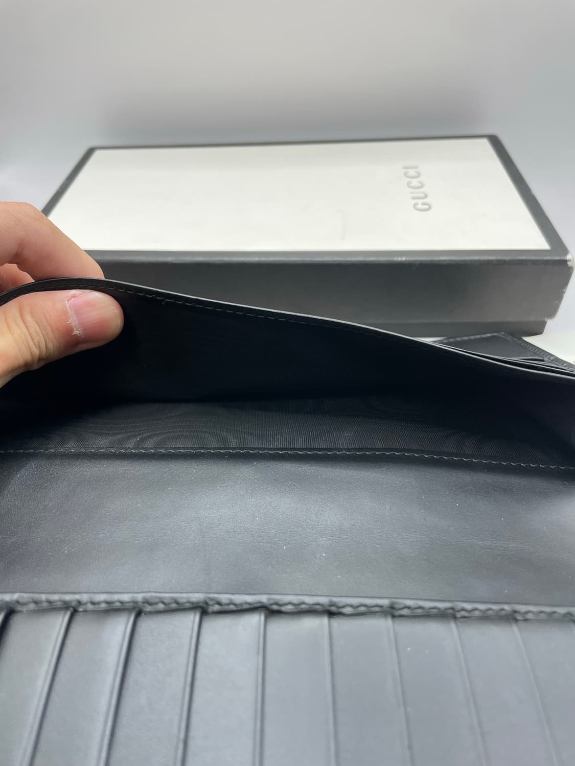 구찌 클러치 장지갑 322210 블랙 상품이미지7