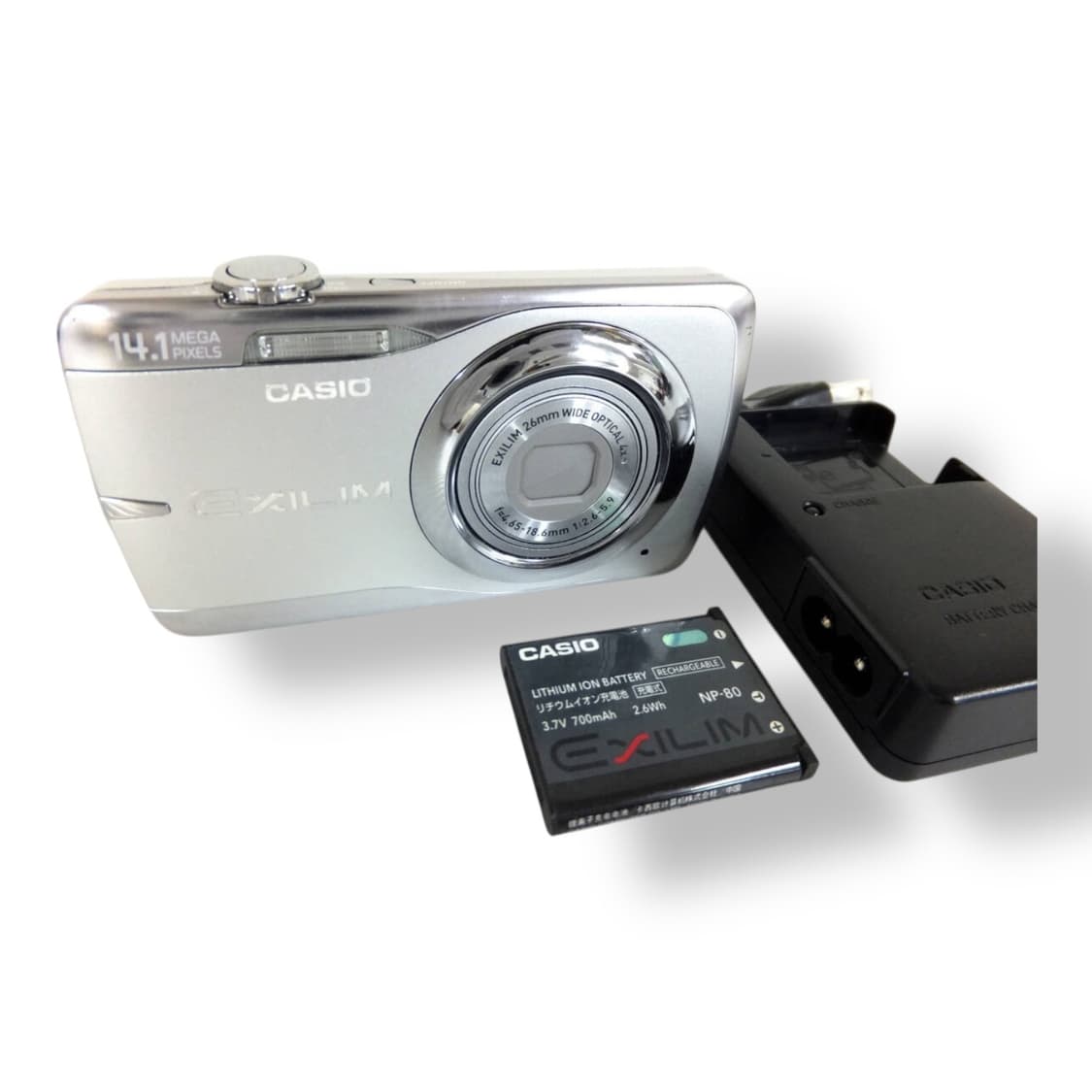 빈티지카메라 카시오 엑슬림 CASIO Z500 실버 상품이미지2