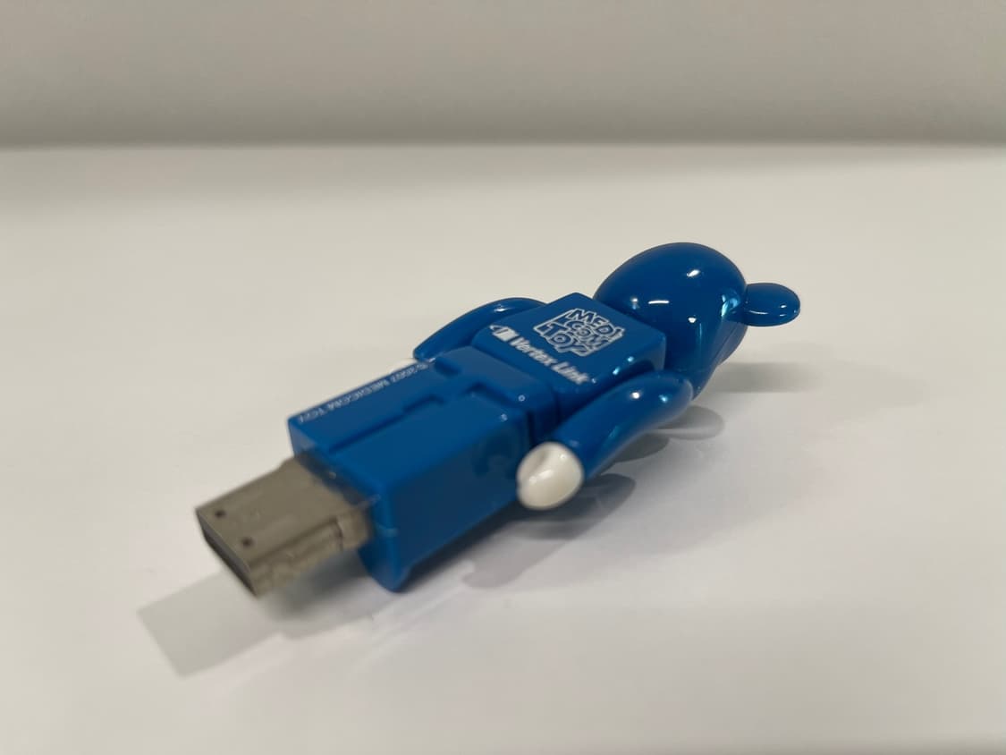 베어브릭 100% USB 메모리 블루 상품이미지4