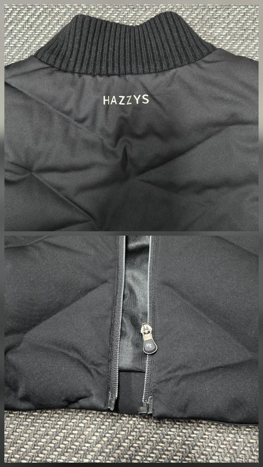 헤지스 골프 블랙 구스다운패딩 니트 가디건 방풍점퍼 상품이미지4