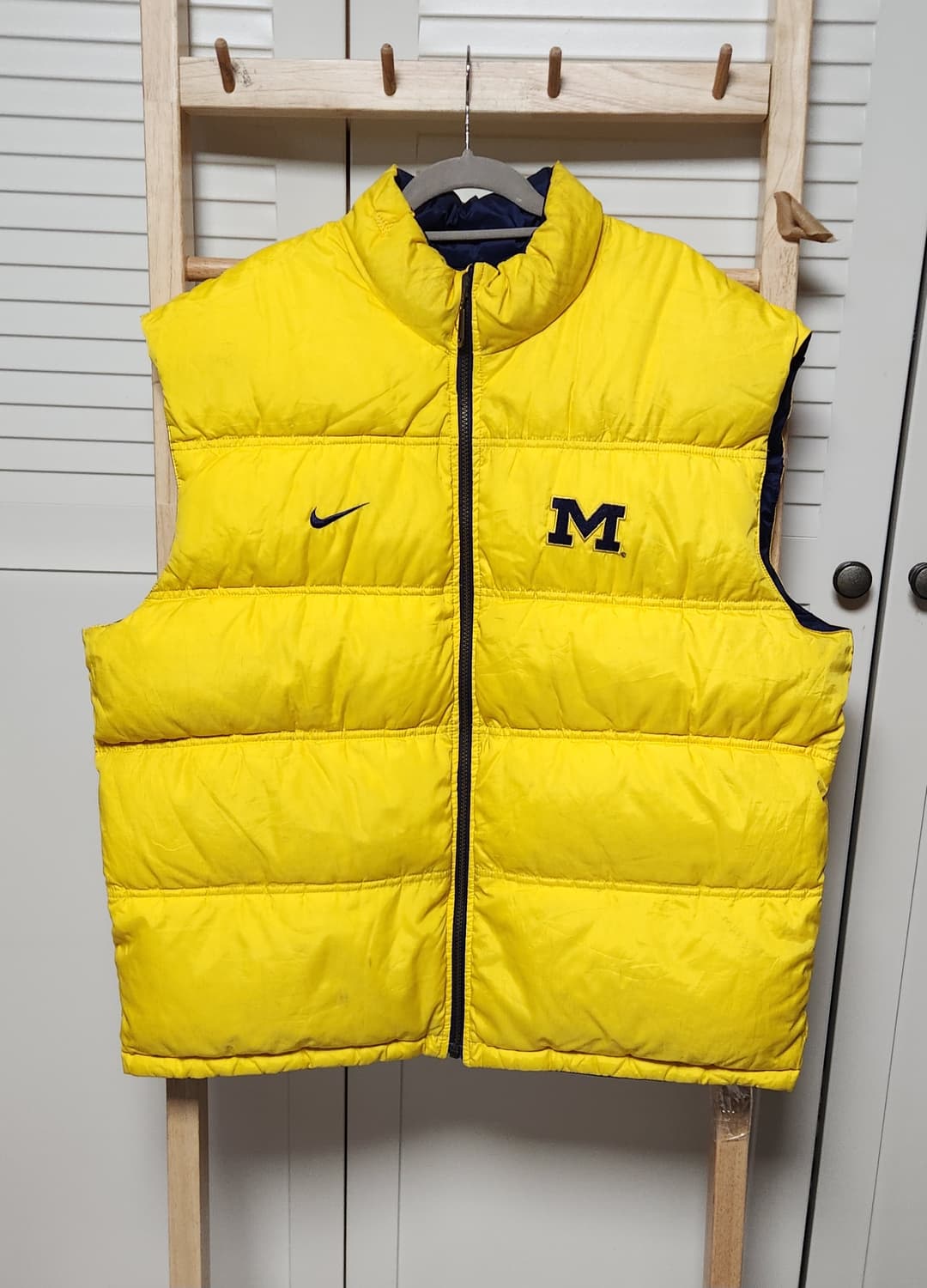 나이키 카키 올드스쿨 y2k 초경량 점퍼 자켓 상품이미지5