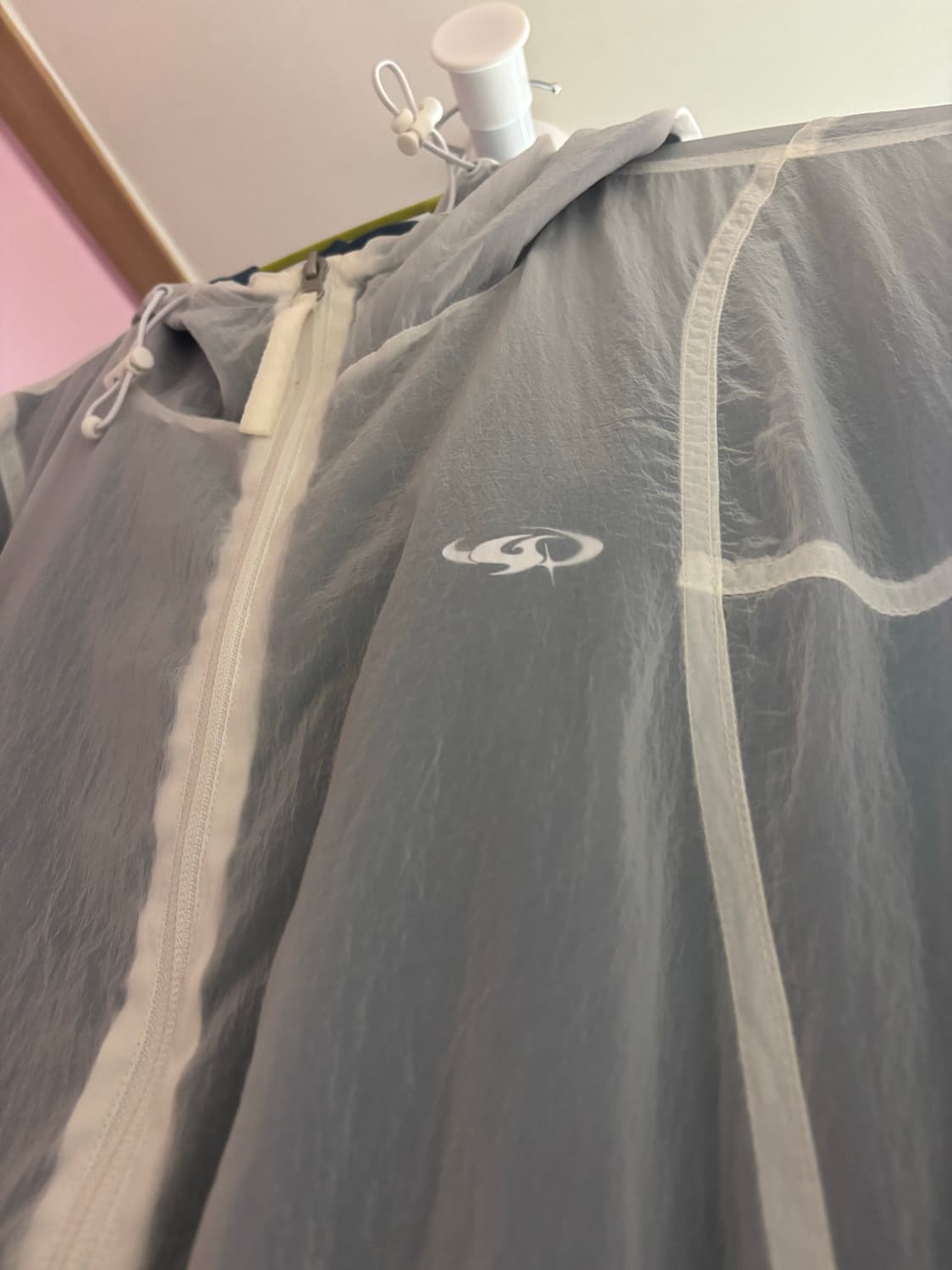 Lsize 코드그라피 투톤 바람막이 상품이미지4