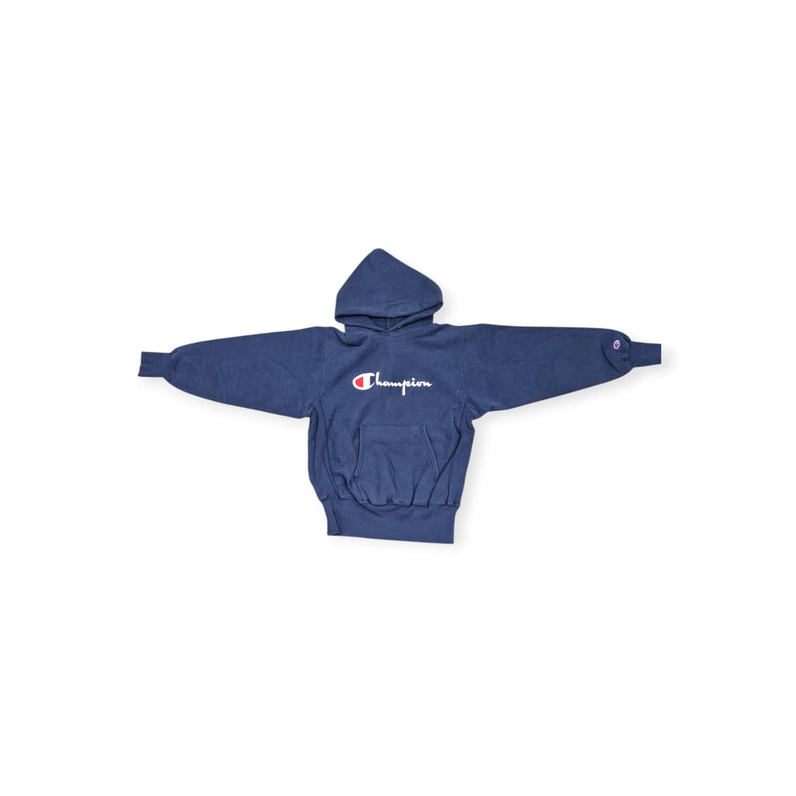 90s 챔피온 리버스위브 후드 네이비 상품이미지3