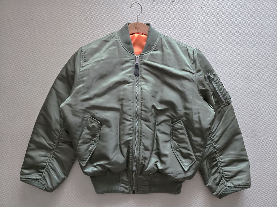 [M] 알파인더스트리 MA-1 플라이트 자켓 세이지 상품이미지2