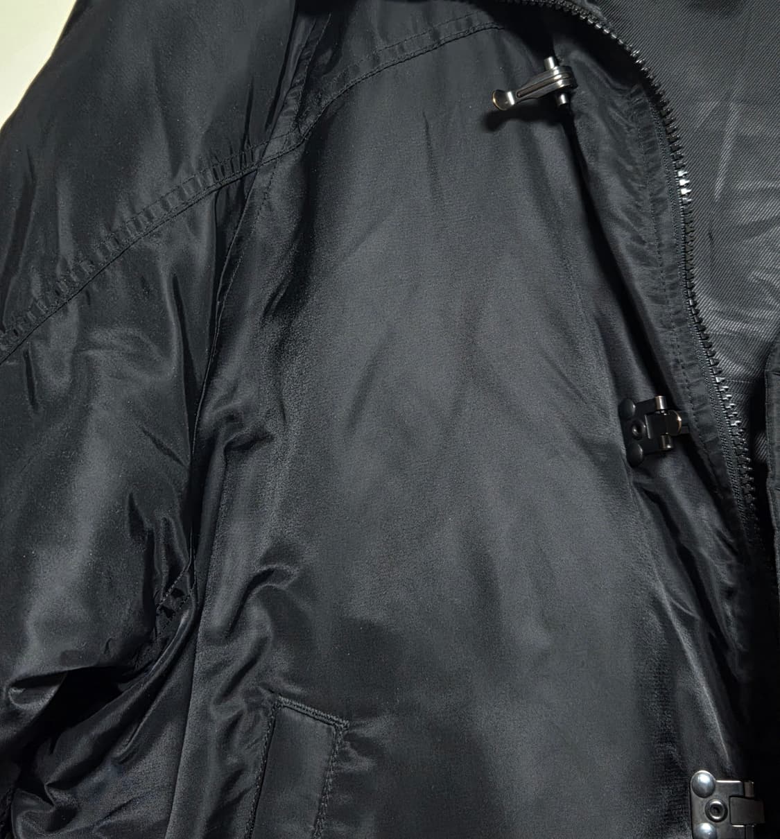 [무배] 노매뉴얼 봄버자켓 블랙 M 상품이미지6