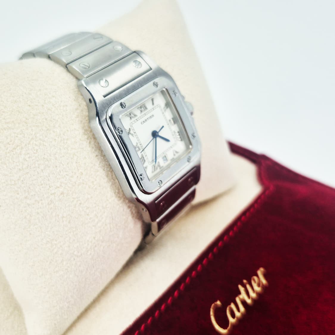 까르띠에 산토스 스틸 라지사이즈 상품이미지3