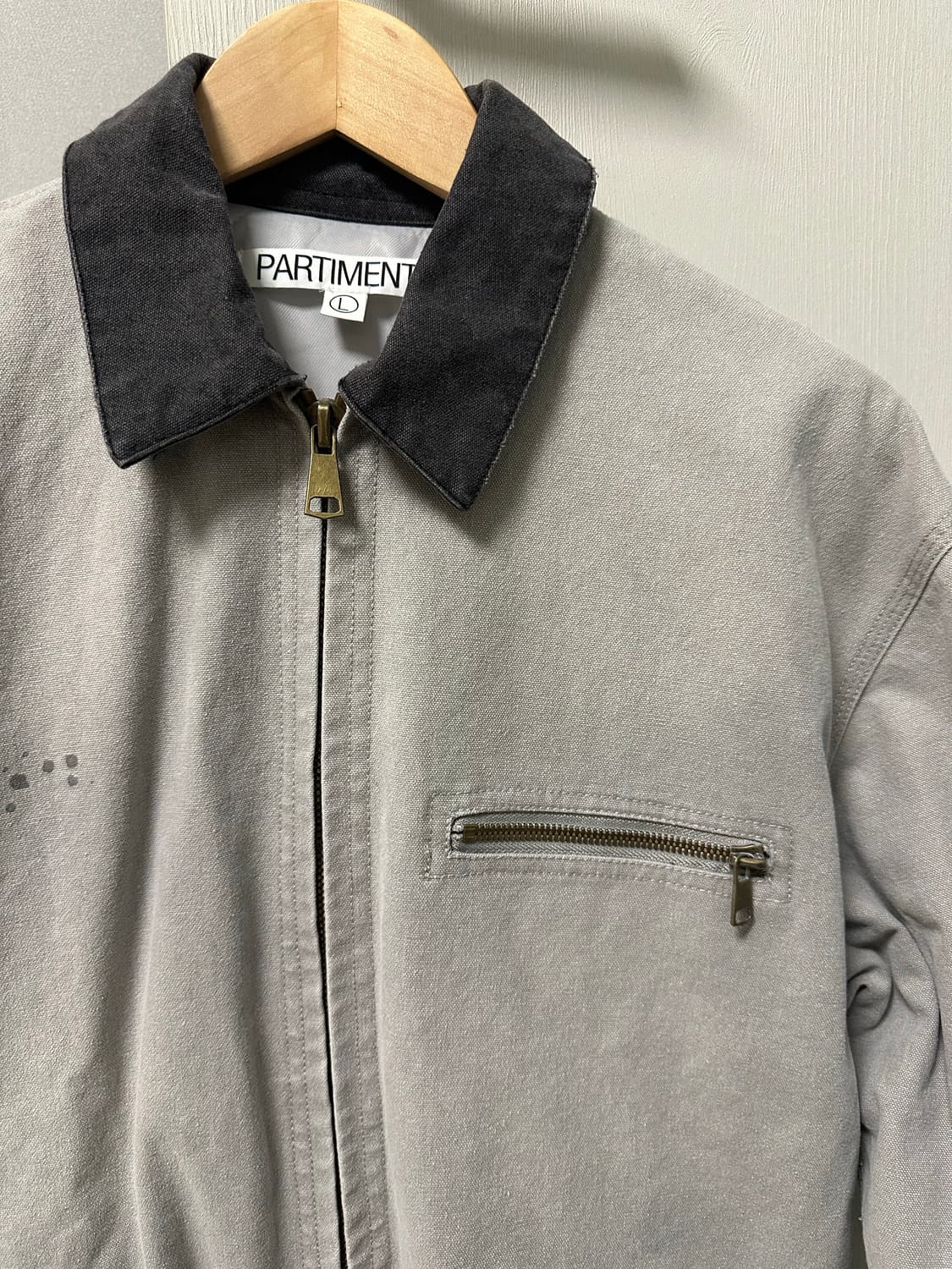 파르티멘토 3M 신슐레이트 빈티지 워시드 워크 자켓(그레이)[L] 상품이미지1
