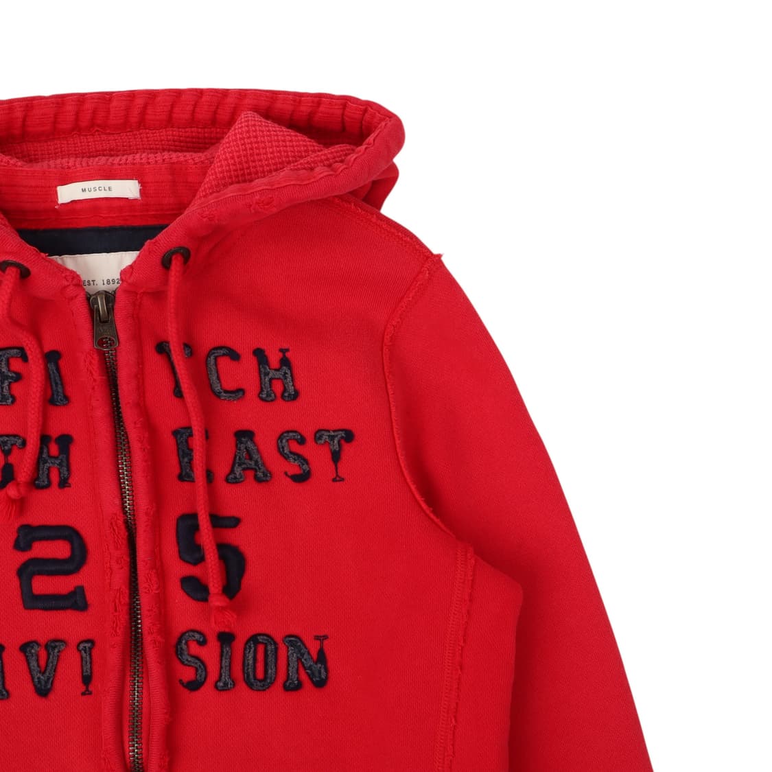 아베크롬비 레드 헤비 후드집업 상품이미지3