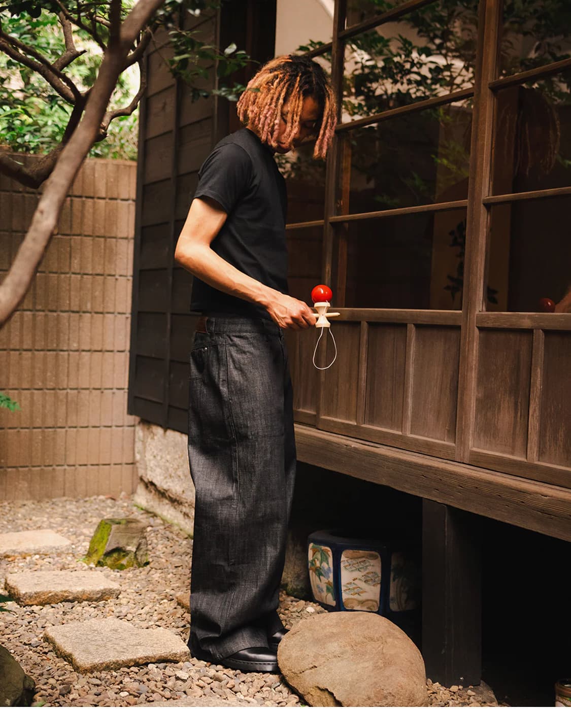 Menes Tokyo Janome Raw Baggy Jeans 상품이미지5