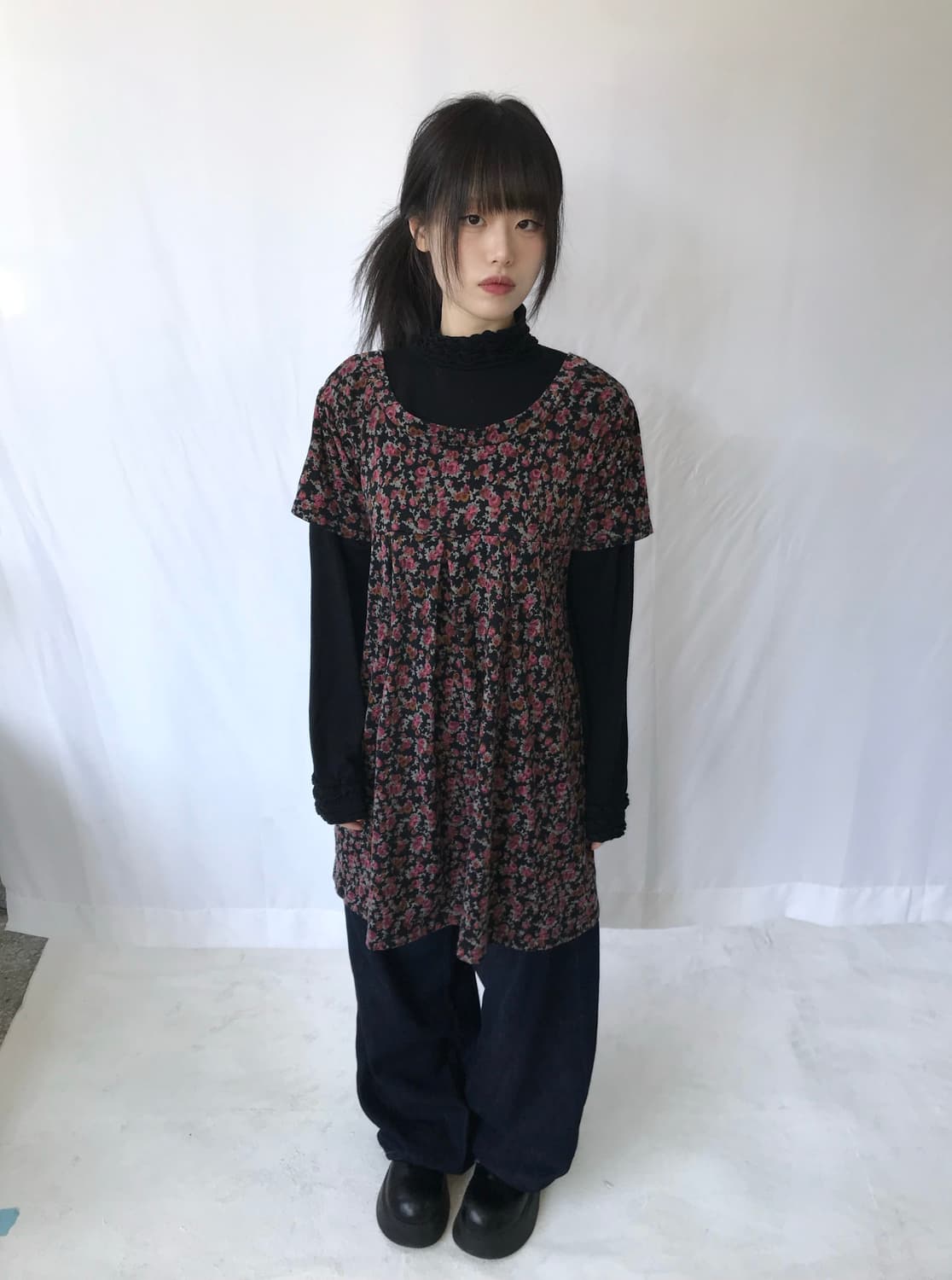 레이어드 프릴 원피스 상품이미지2